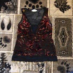 Velvet dress top